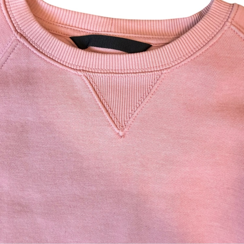 Carhartt Light Pink Logo Sleeve Crewneck Sweatshirt Women’s XS EUC - Picture 2 of 6